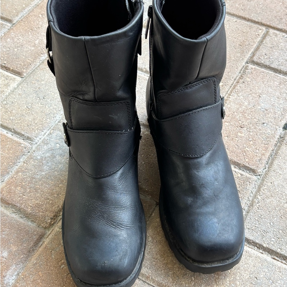 Harley-Davidson Black Woman’s Alivia Black Leather Boots. - Picture 2 of 11
